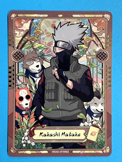 Kakashi Hatake Naruto Kayou English NRSA01-SP-004L5 Heaven Scroll Card - Image 1