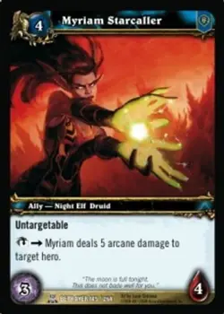 Myriam Starcaller - Servants of the Betrayer - World of Warcraft TCG - Image 1