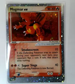 Magmar ex 100/109 Rare EX Team Rocket Returns Pokemon TCG Fire - Image 1