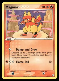 Pokemon Tcg Magmar #44 Pokemon Team Rocket Returns NM - Image 1