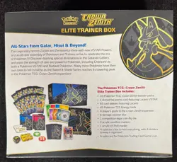 POKEMON CROWN ZENITH ELITE TRAINER BOX SEALED ETB Sealed NICE! - Image 4