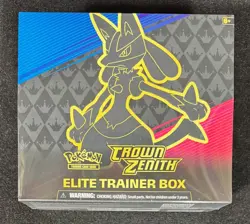 POKEMON CROWN ZENITH ELITE TRAINER BOX SEALED ETB Sealed NICE! - Image 1
