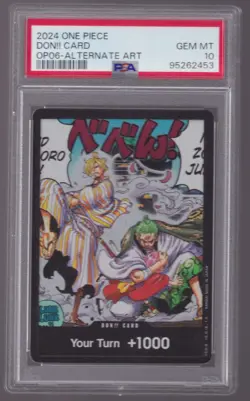 PSA 10 One Piece Don!! Card Alternate Art OP06 Wings Of The Captain English - Image 1