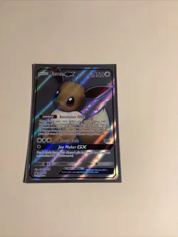 Pokemon Eevee GX Full Art Holo Black Star Promo Card SM242 Sun & Moon - Image 1