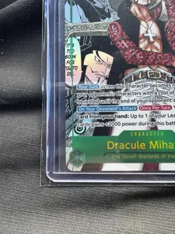 Bandai Dracule Mihawk OP14-119 Secret Rare Character Card One Piece Card Game - Image 3