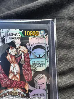 Bandai Dracule Mihawk OP14-119 Secret Rare Character Card One Piece Card Game - Image 5