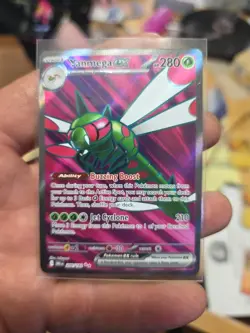 Pokemon TCG Yanmega EX Full Art Rare Card 206/182 SV10 Destined Rivals - Image 1