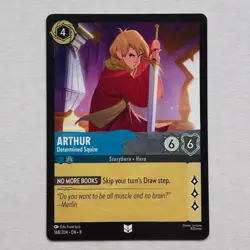 Arthur 168/204 Disney Lorcana Reign of Jafar Regular Uncommon Card NM - Image 1