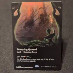Magic: The Gathering Stomping Ground Land Red Green Card 0283 EOE 2025 - Image 1