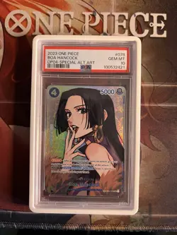 PSA 10 2023 ONE PIECE OP04-KINGDOMS OF INTRIGUE #078 BOA HANCOCK SP - Image 1