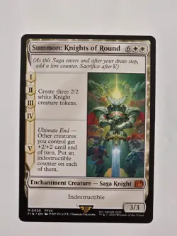 Summon: Knights of Round - M0036 Reg - Final Fantasy - Magic the Gathering - NM - Image 1