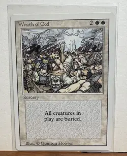 Magic The Gathering Wrath of God Revised Edition MTG LP - Image 1