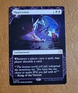 NM Oppression #032 Wilds of Eldraine Enchanting Tales WOT - Image 1