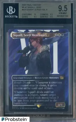 2025 MTG Final Fantasy #0547 Squall, Seed Mercenary Surge Foil BGS 9.5 - Image 1