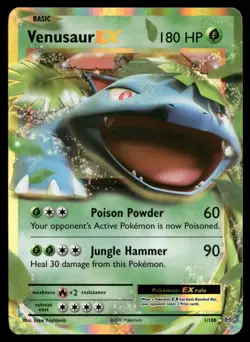 Venusaur EX 1/108 XY - Evolutions Pokemon TCG - Image 1