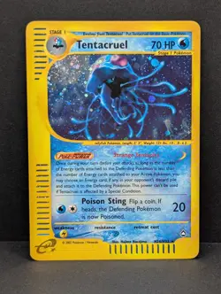 Tentacruel H26/H32 Aquapolis Holo Rare Pokemon TCG Nintendo e-reader LP+ - Image 1