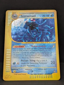 Tentacruel H26/H32 Aquapolis Holo Rare Pokemon TCG Nintendo e-reader LP+ - Image 3
