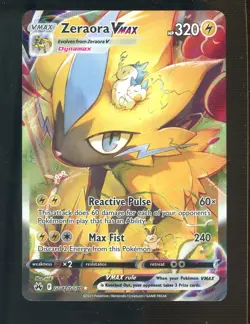 2023 Pokemon SWSH Crown Zenith Galarian Gallery #GG42/GG70 Zeraora VMAX - Image 1