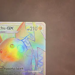 Pokemon TCG Raichu GX 75/73 Shining Legends Secret Rare Full Art Holo 210HP - Image 5