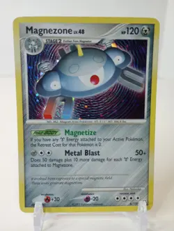 *Holo Bleed* Magnezone - 8/130 - Diamond & Pearl - Holo Rare - Pokemon - MP+/LP- - Image 1