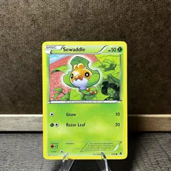 Sewaddle 4/98 Common Emerging Powers Pokemon - Image 1