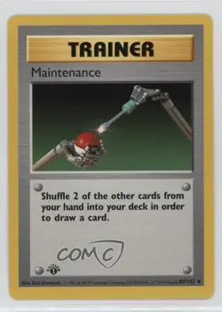 Maintenance Shadowless 1st Ed. Pokemon Base Set #83 1999 - Image 1