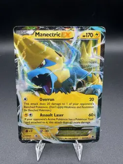 Manectric EX 23/119 Pokemon TCG XY Phantom Forces Ultra Rare DMG - Image 1