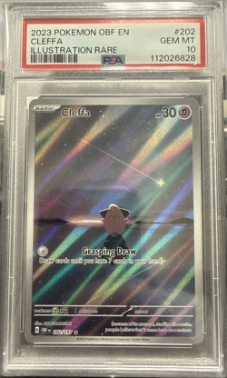 2023 Pokemon SV Obsidian Flames OBF EN Cleffa #202/197 PSA 10 - Image 1