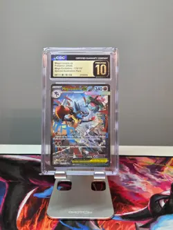 POKEMON CGC 10 PRISTINE MEGA LUCARIO EX 179/132 SPECIAL ILLUSTRATION RARE - Image 1