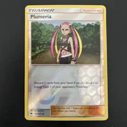 Plumeria 120/147 - Burning Shadows - Reverse Holo - LP Pokemon TCG - Image 1
