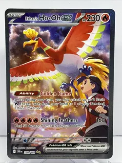 Ethan's Ho-Oh ex 230/182 Pokemon TCG SV10: Destined Rivals NM - Image 1