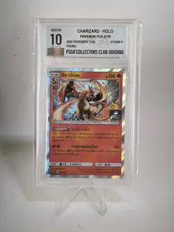 CHARIZARD - HOLO POKEMON TCG GYM 2020 THAI PROMO 074/SM-P GRADE 10 PSGA 0203120 - Image 1