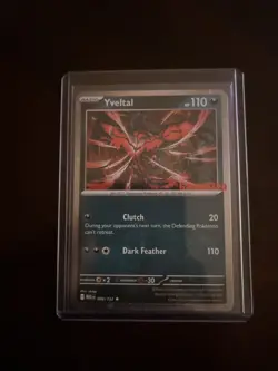 Pokemon TCG Yveltal Stamped GameStop Promo Exclusive! Mega Evolutions NM Holo - Image 1