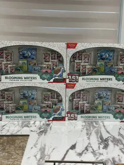 Pokemon Blooming Waters Scarlet & Violet 151 Premium Collection SEALED Set of 4 - Image 1
