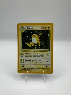 Raichu #16/130 Base Set 2 2000 Stage 1/Rare Holo NM/LP Pokemon TCG - Image 1