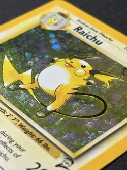Pokemon Raichu 16/130 Base Set 2 Holo Rare (LP - Lightly Played) - Image 5