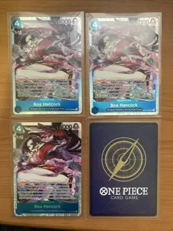 4x Playset ST17-004 Boa Hancock SR One Piece TCG ST17 Starter English Playset - Image 1