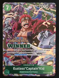Eustass"Captain"Kid (Winner Pack Vol. 5) Treasure Cruise Promo ST02-013 - Image 1