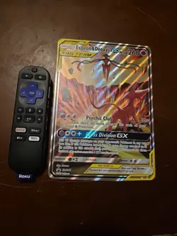Espeon & Deoxys GX Oversized - (SM Black Star Promo) SM240 Jumbo Cards Holo - Image 1