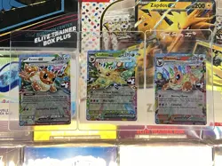 Pokemon Prismatic Evolutions Play Stamped Eevee Complete Set Prize Pack Series 7 - Image 2