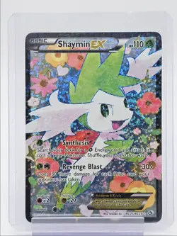 SHAYMIN EX 2013 POKEMON B&W LEGENDARY TREASURES RARE B RC21/RC25 Q0107 - Image 1