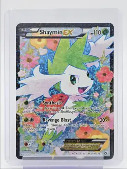 SHAYMIN EX 2013 POKEMON B&W LEGENDARY TREASURES RARE A RC21/RC25 Q0107 - Image 1