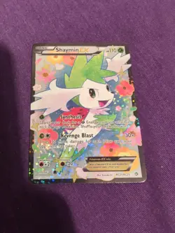 1x Shaymin EX RC21/RC25 Pokemon Legendary Treasures Radiant Collection HP - Image 1