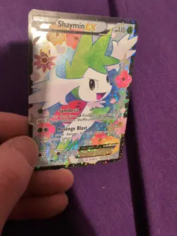 1x Shaymin EX RC21/RC25 Pokemon Legendary Treasures Radiant Collection HP - Image 3