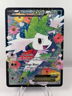 Pokemon TCG: Shaymin EX RC21/RC25 Legendary Treasures: Radiant Full Art - LP - Image 1