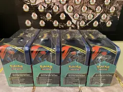 LOT OF 4 🔥Pokemon 2025 Fall Mega Collector Chest Tin Box 6 Packs & 3 Foil Cards - Image 2