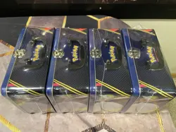 LOT OF 4 🔥Pokemon 2025 Fall Mega Collector Chest Tin Box 6 Packs & 3 Foil Cards - Image 5