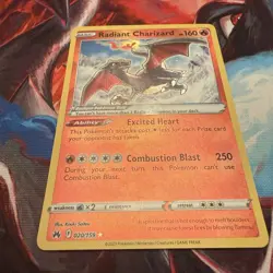 Radiant Charizard 020/159: Pokemon TCG Card - Radiant Rare Crown Zenith - Image 3