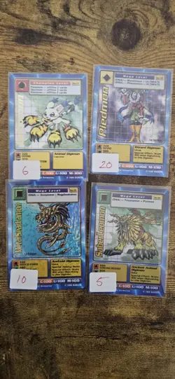 Digimon Card Lot 1999 Series 1. 130 Cards. 1st Editions and More Vintage - Image 2