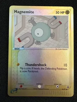 Magnemite 63/97 EX Dragon Reverse Holo Pokemon Card MP - Image 1